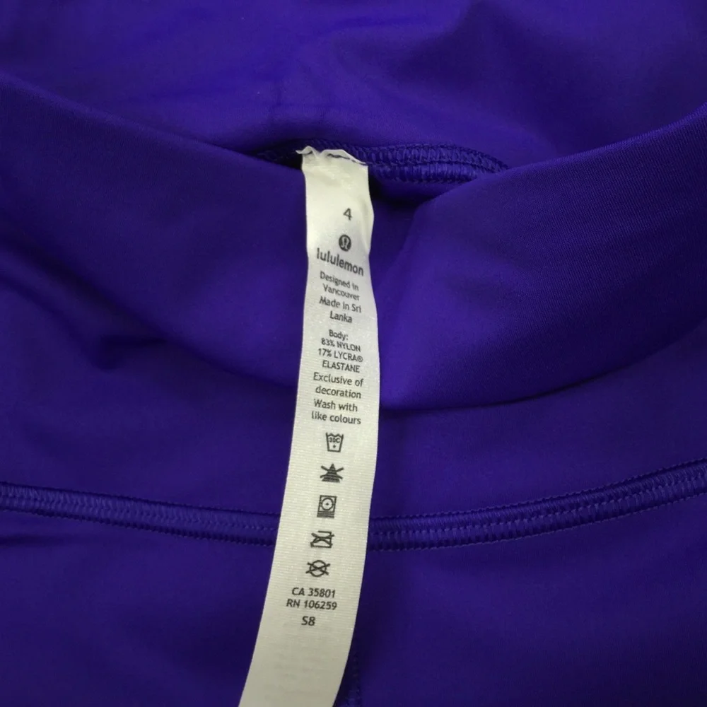 Lululemon Fast & Free *Seawheeze leggings, 4, NWT.